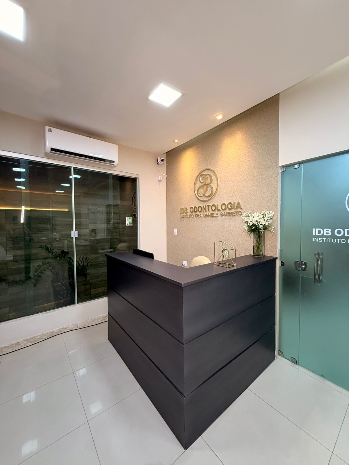 Recepção da clínica IDB Odontologia
